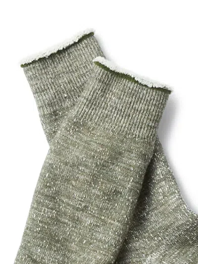 Rototo Double-face Socks In Green