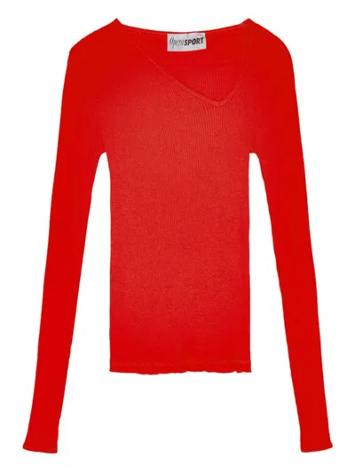 Operasport Eve Seamless Top In Red