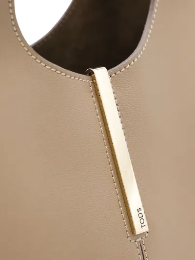 Tod's Mini Top-handle Gold-bar Bag