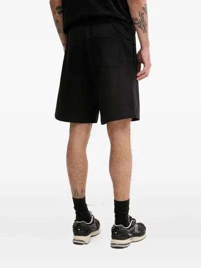 Hugo Boss Logo-detail Drawstring Shorts In Black