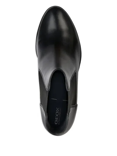Geox Walk Pleasure Elastic-panel Block-heel Booties