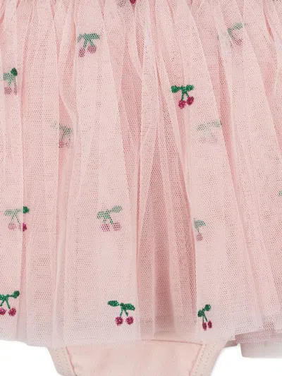 Konges Sløjd Sequin-cherry Tulle Dress In Pink
