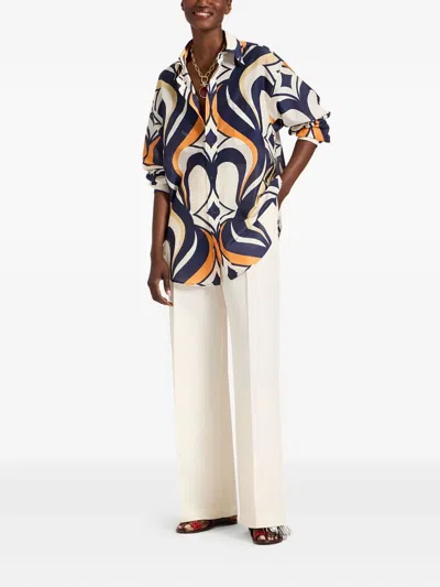 La Doublej Better Than Your Boyfriend's Abstract-print Shirt
