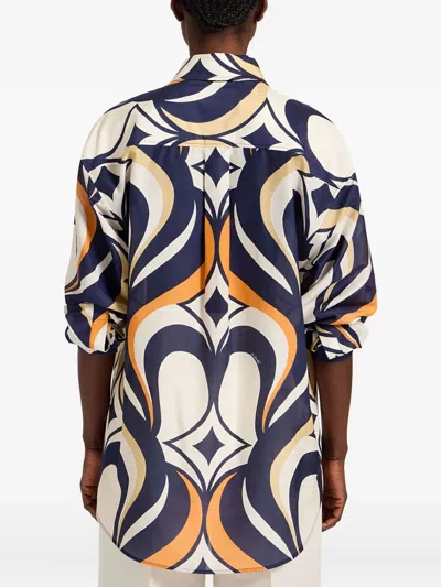 La Doublej Better Than Your Boyfriend's Abstract-print Shirt