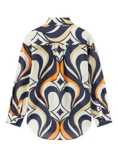 La Doublej Better Than Your Boyfriend's Abstract-print Shirt