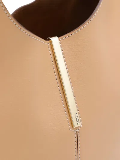Tod's Small Top-handle Gold-bar Tote Bag