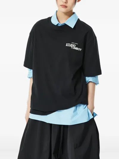 Studio Tomboy Logo-print T-shirt