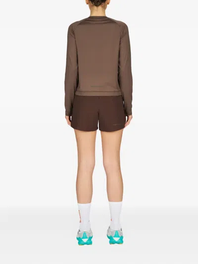 Unna Logo-patch Elastic-waist Shorts