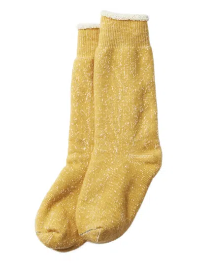 Rototo Double-face Socks In Yellow