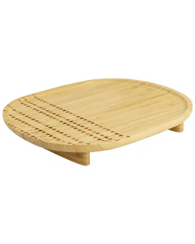 Gibson Home 13.5in Sadler Wooden Serving Tray In Neutral