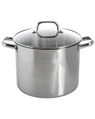 Oster Adenmore 12qt Stainless Steel Stock Pot In Silver
