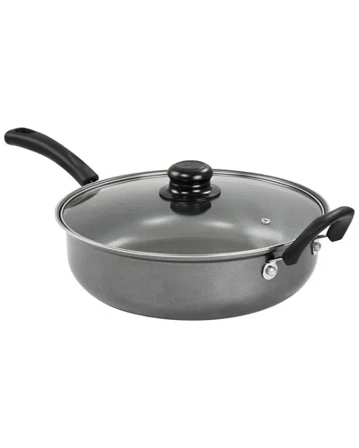 Gibson Everyday 11in Highberry Chicken Fryer With Lid In Gray
