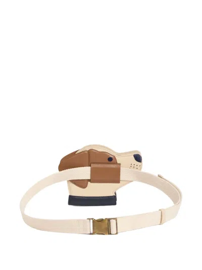 Bonpoint Dog-shaped Leather Belt Bag