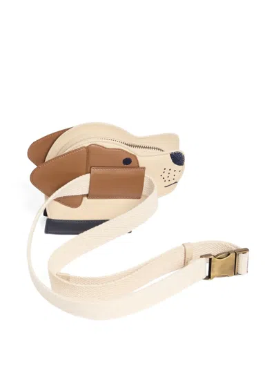 Bonpoint Dog-shaped Leather Belt Bag