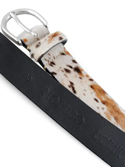 Molebo Cow-print Belt