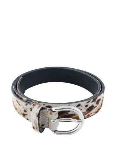 Molebo Cow-print Belt