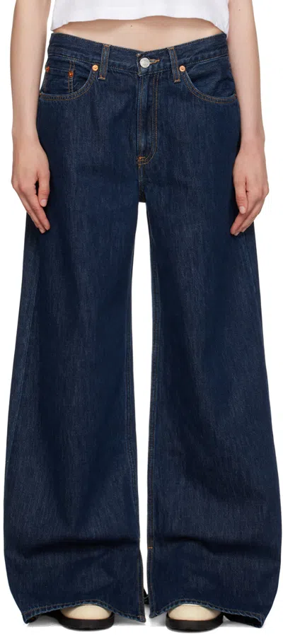 Re/done Low-rise Wide-leg Jeans