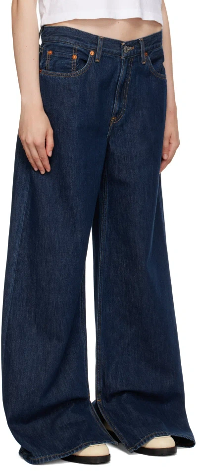 Re/done Low-rise Wide-leg Jeans