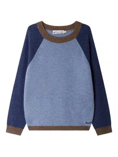 Bonpoint Damien Raglan-sleeve Jumper In Blue