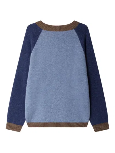 Bonpoint Damien Raglan-sleeve Jumper In Blue
