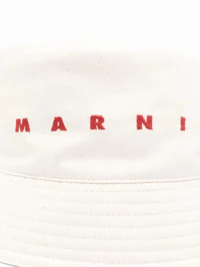 Marni Logo-embroidered Bucket Hat