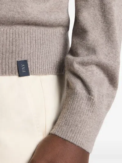 Fay Pullover Mit Rundhalsausschnitt In Gray