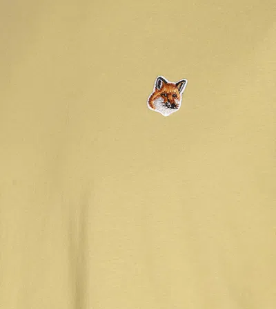 Maison Kitsuné Maison Kitsune' T-shirts And Polos In Yellow