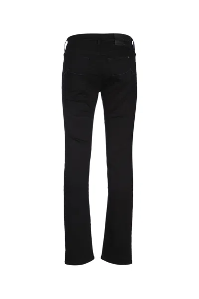 Jacob Cohen Black Narrow Jeans In Black