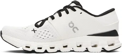 On Cloud X 4 Rubber-trimmed Mesh Running Sneakers In White