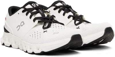 On Cloud X 4 Rubber-trimmed Mesh Running Sneakers In White