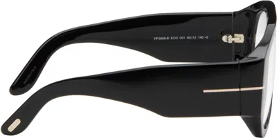 Tom Ford Mens Black Ft5958-b Pilot-frame Acetate Glasses In Black
