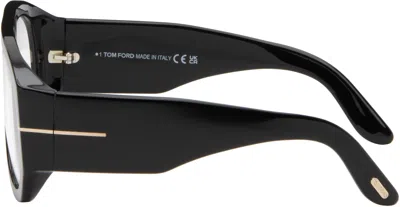 Tom Ford Mens Black Ft5958-b Pilot-frame Acetate Glasses In Black