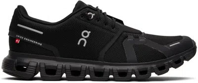 On Black Cloud 6 Sneakers In Black