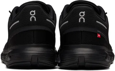 On Black Cloud 6 Sneakers In Black