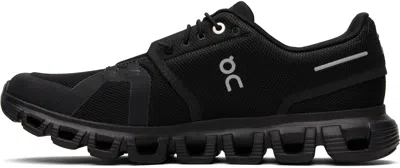 On Black Cloud 6 Sneakers In Black