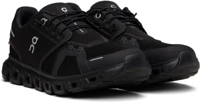 On Black Cloud 6 Sneakers In Black