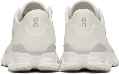 On White Cloud X 4 Ad Sneakers