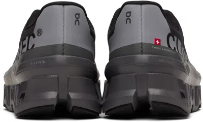 On Black & Grey Cloudmster Lumos Sneakers