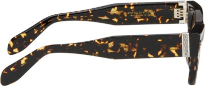 Cutler And Gross Black & Brown The Great Frog Edition Halen Square Sunglasses