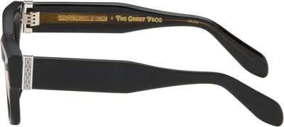 Cutler And Gross Black The Great Frog Edition Halen Square Sunglasses
