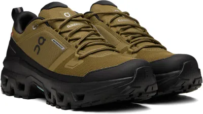 On Khaki Cloudrock Low Waterproof Sneakers