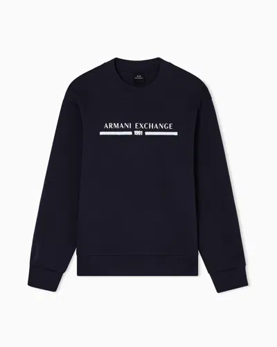Armani Exchange Sweatshirts Without Hood In Blue