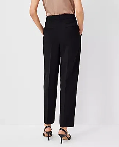 Ann Taylor The Petite High Rise Pleated Taper Pant