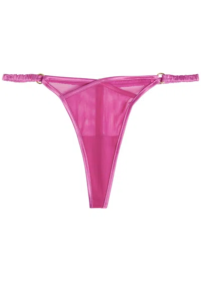Fleur Of England Lola Mesh Strap Thong