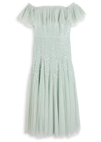 Needle & Thread Dappled Sequin-embellished Tulle Gown