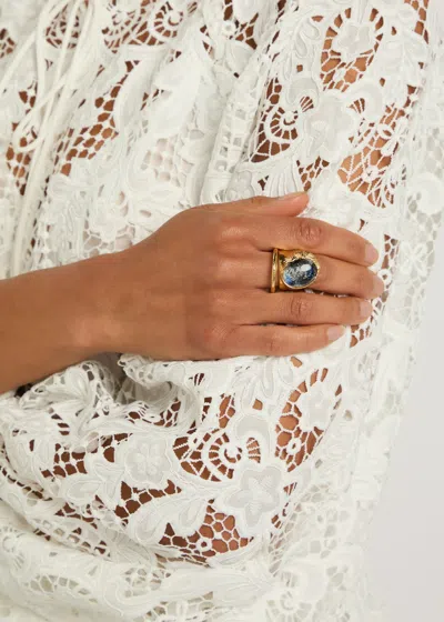 Chloé Chloe The  Amulet Enamelled Ring