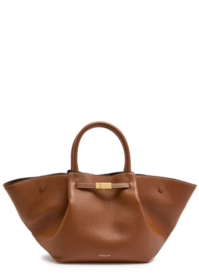 Demellier New York Midi Grained Leather Tote