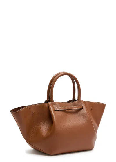 Demellier New York Midi Grained Leather Tote