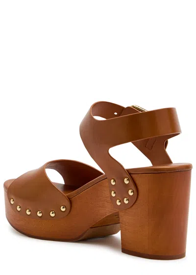 Chloé Chloe Jeannette Leather Platform Sandals
