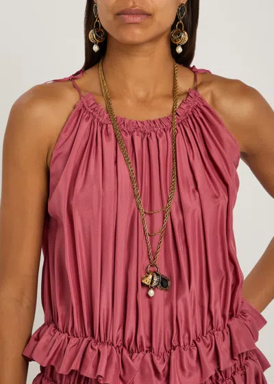 Chloé Chloe The  Antique Pearls Embellished Necklace
